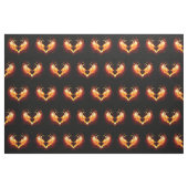 Angel Fire Heart with Wings Stoff (Fat Quarter (45,7 x 55,9 cm))