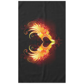 Angel Fire Heart with Wings Tischdecke (Vorderseite)