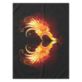 Angel Fire Heart with Wings Tischdecke (Vorderseite)