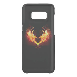 Angel Fire Heart with Wings Get Uncommon Samsung Galaxy S8 Hülle