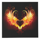 Angel Fire Heart with Wings Würfel (Rechts)