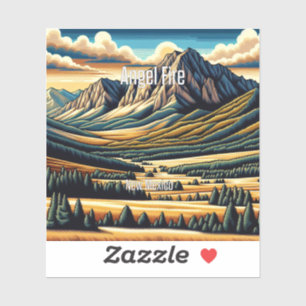 Angel Fire New Mexico 3 Zoll Vinyl Sticker