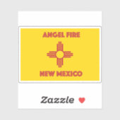 Angel Fire New Mexico Aufkleber (Blatt)