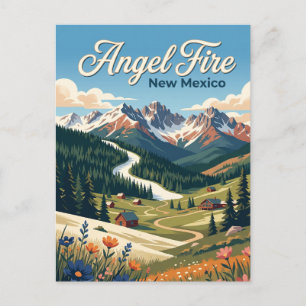 Angel Fire, New Mexico Postkarte
