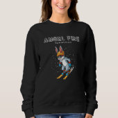 Angel Fire New Mexico Ski Rabbit Sweatshirt (Vorderseite)