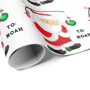 Angel-Fisch-Weihnachtsgeschenk Geschenkpapier