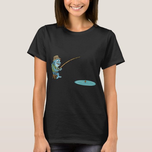 Angel-Fischen T-Shirt (Vorderseite)