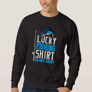 Angel Fischer Lucky Charm für echte Angler Sweatshirt