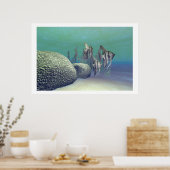 ANGEL FISH DRINT POSTER (Küche)