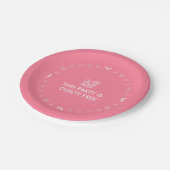 Angel Fitness Collab Pappteller (Schrägansicht)