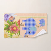 Angel Floral Elephant Badetuch Sets (Handtuch)