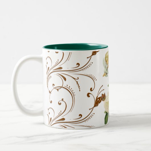 Angel Floral Tasse (Links)