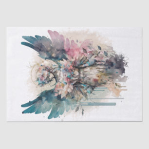 Angel Floral Watercolor Seidenpapier