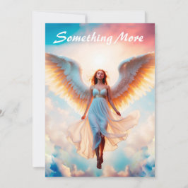 Angel Flügel Himmel Göttliche Goldfliege Dankeskarte