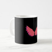 Angel-Flügel Kaffeetasse (Vorderseite Links)