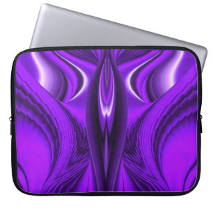 Angel Flügel , Lila Abstrakte Fantasie Rainbow Art Laptopschutzhülle
