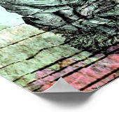 Angel Flute und Herzposter Poster (Ecke)