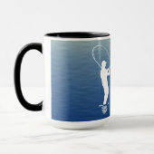 Angel-Fly-Fischermann Tasse (Links)