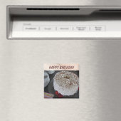 Angel Food Birthday Cake Magnet (In Situ (Geschirrspüler))