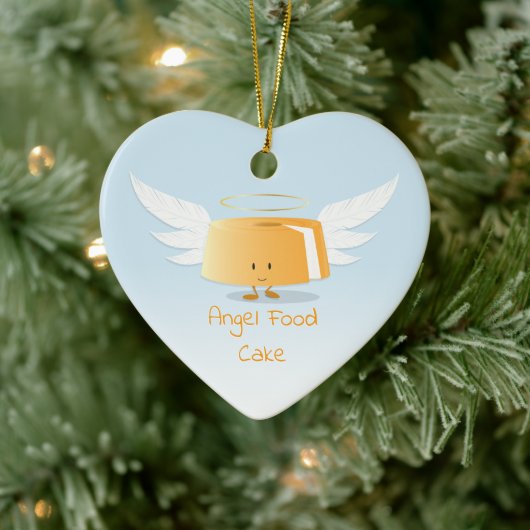 Angel Food Cake Keramik Ornament (Baum)