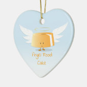 Angel Food Cake Keramik Ornament (Links)