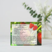 Angel Food Cake Postkarte (Stehend Vorderseite)