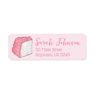 Angel Food Cake Slice Bäckerei Konditorei Koch
