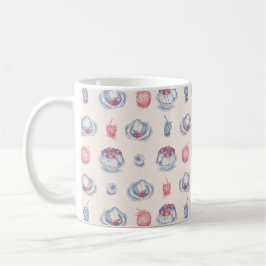 Angel Food Cake Toile Tasse