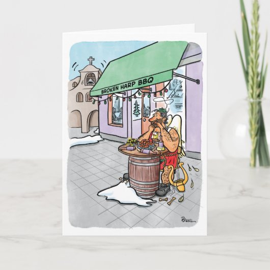 Angel Food Holiday Card Karte (Vorderseite)