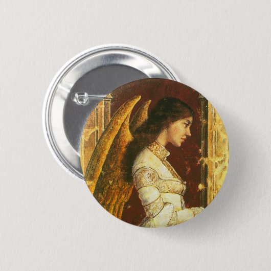 Angel Fresco Design Button (Vorne & Hinten)