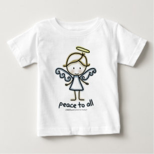 Angel-Frieden für alle Baby T-shirt