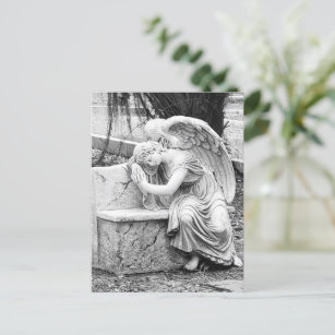 Angel, Friedhof, Savannah Ga Postkarte