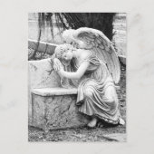 Angel, Friedhof, Savannah Ga Postkarte (Vorderseite)