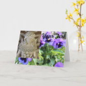 Angel Friends Blank Card Karte (Gelbe Blume)