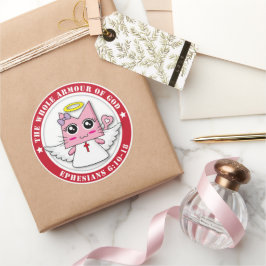 Angel Ga Round Stickers