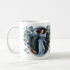 Angel Gabriel Jungfrau Mary Annunciation Floral Kaffeetasse