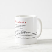 Angel Gabriel Lexicon, Herald der göttlichen Pläne Kaffeetasse (VorderseiteRechts)
