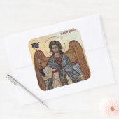 Angel Gabriel Quadratischer Aufkleber (Umschlag)