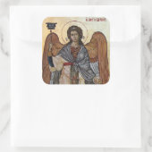 Angel Gabriel Quadratischer Aufkleber (Tasche)