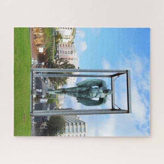 Angel Gabriel Skulptur Puzzle (Horizontal)