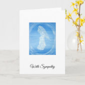 Angel Gabriel Sympathy Card Karte (Gelbe Blume)
