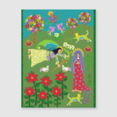 Angel Gabriel und die Jungfrau Mary Annunciation Magnetkarte (Vorderseite)