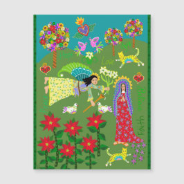 Angel Gabriel und die Jungfrau Mary Annunciation Magnetkarte