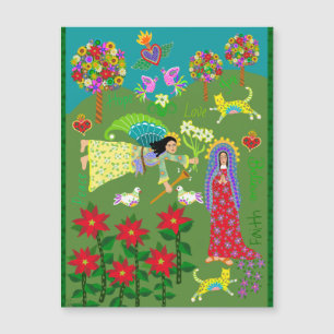 Angel Gabriel und die Jungfrau Mary Annunciation Magnetkarte