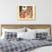 Angel Gabriel und Mary Leinwanddruck (Insitu (Schlafzimmer))