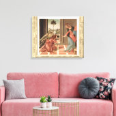 Angel Gabriel und Mary Leinwanddruck (Insitu (Wohnzimmer))