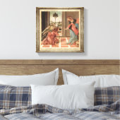 Angel Gabriel und Mary Leinwanddruck (Insitu (Schlafzimmer))