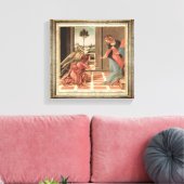 Angel Gabriel und Mary Leinwanddruck (Insitu (Wohnzimmer))