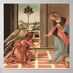 Angel Gabriel und Mary Poster