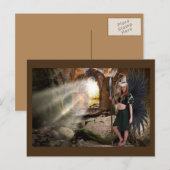 Angel "Gaurdian" Postkarte (Vorne/Hinten)
